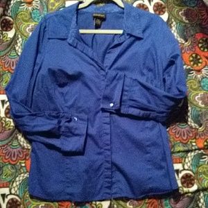 Royal Blue button up